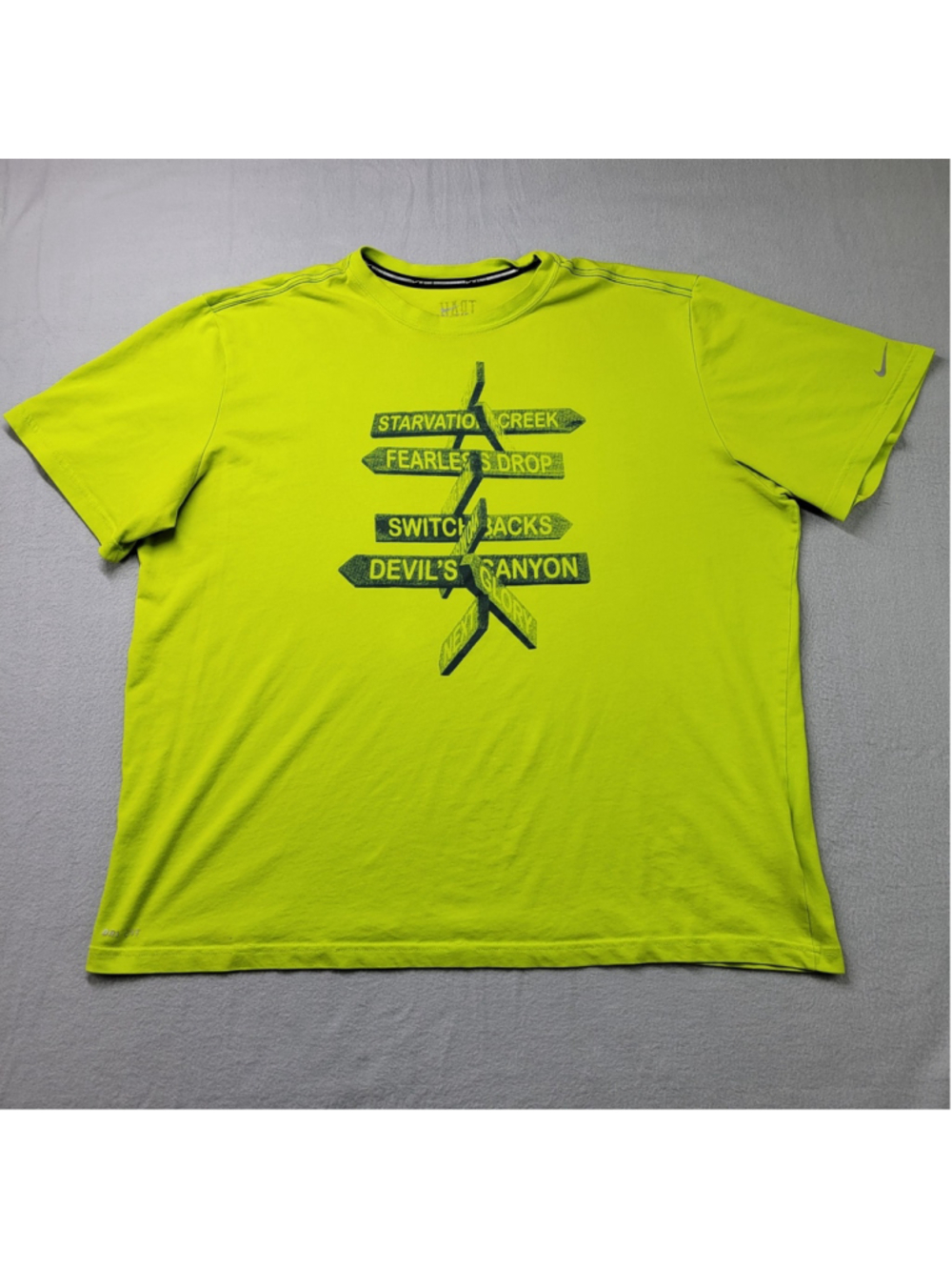 Nike Shirt Size 2XL Starvation Creek Fearless Drop Switch Jacks Devil's Canyon